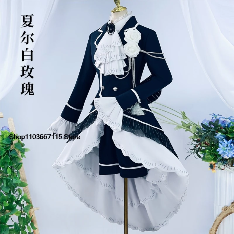 Ciel Phantomhive Cosplay Black Butler Costume Wig hat eye mask accessory prop Party fashionable new uniform set Roleplay Outfits