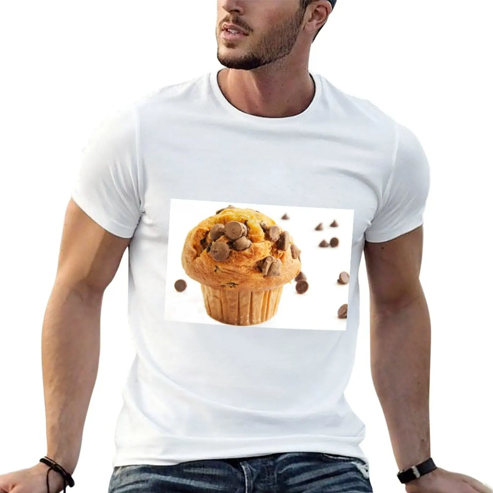 

Chocolate chip muffin T-Shirt funny t shirts man man t shirt summer t shirts for man graphic tees T-shirt