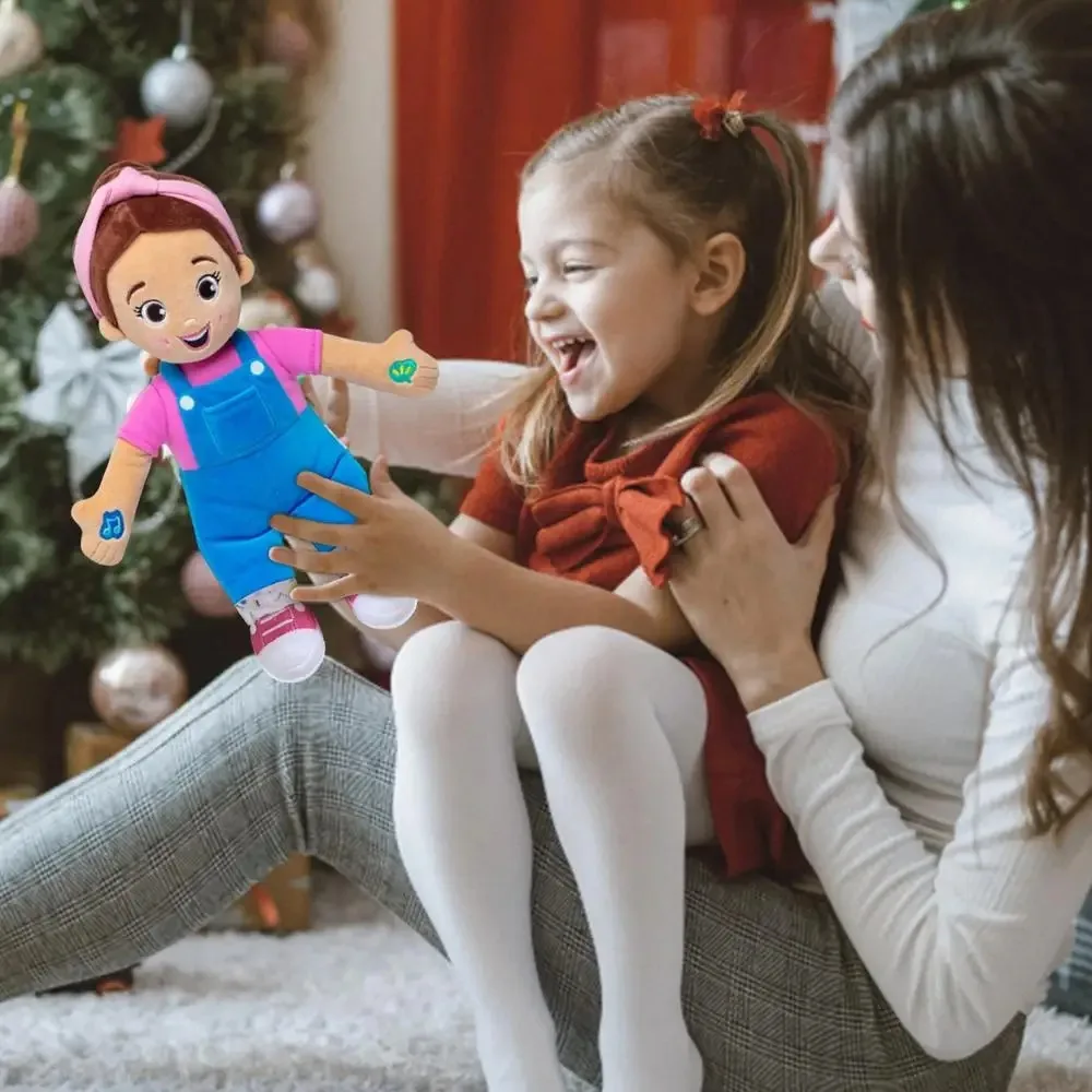 Cartoon Ms Rachel Doll Toys Soft Stuffed Speak Singing Pillow Baby Toddler Sleeping Plush Doll Birthday Toy Gifts For Girls Boys