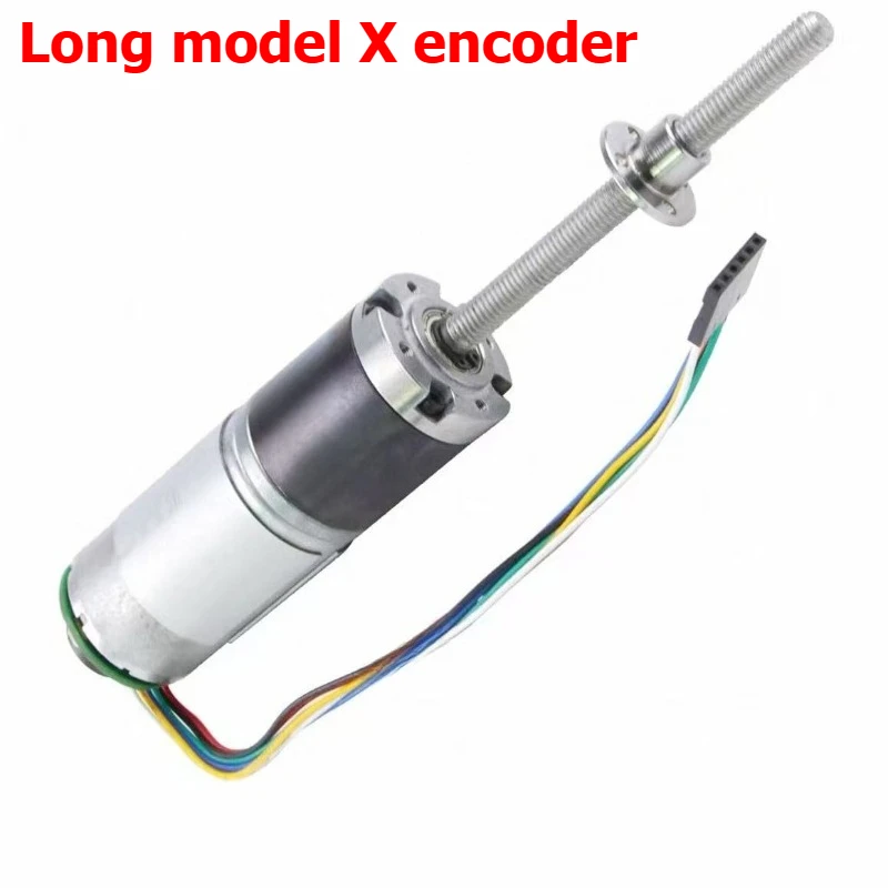 36-555M8 Direct-flow Planetary Reducer Motor 12V/24V, M8 Threaded Rod, High Torque Adjustable Speed Motor