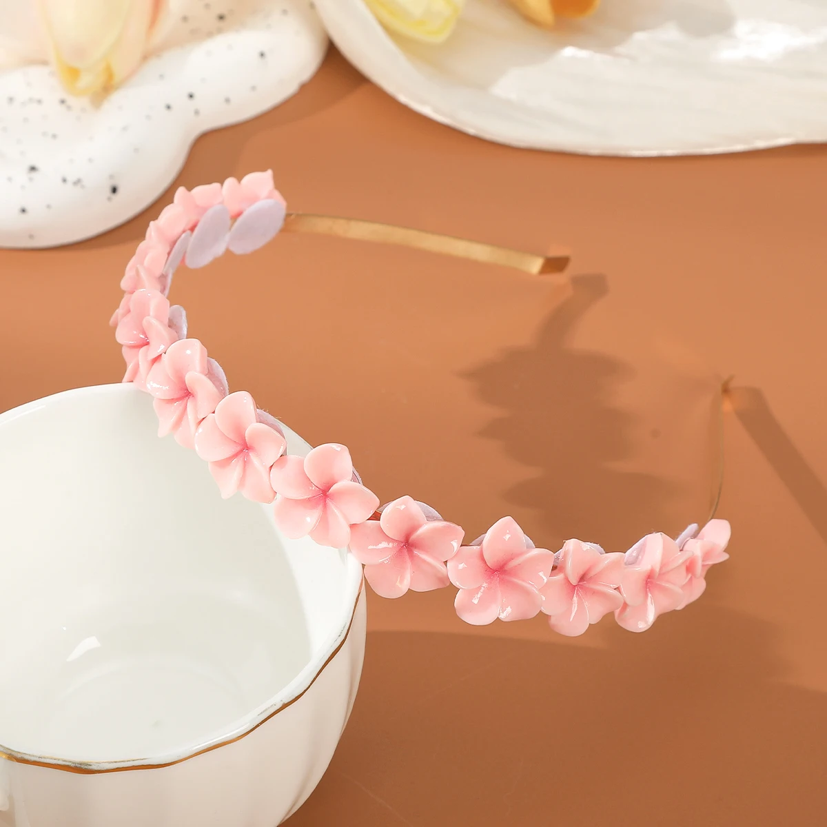 Fashion Flower Non-Slip Hairbands Headband For Women Photo Styling Hair Hoop Bands Headband Bezel Girls Hawaii Hair Accessories