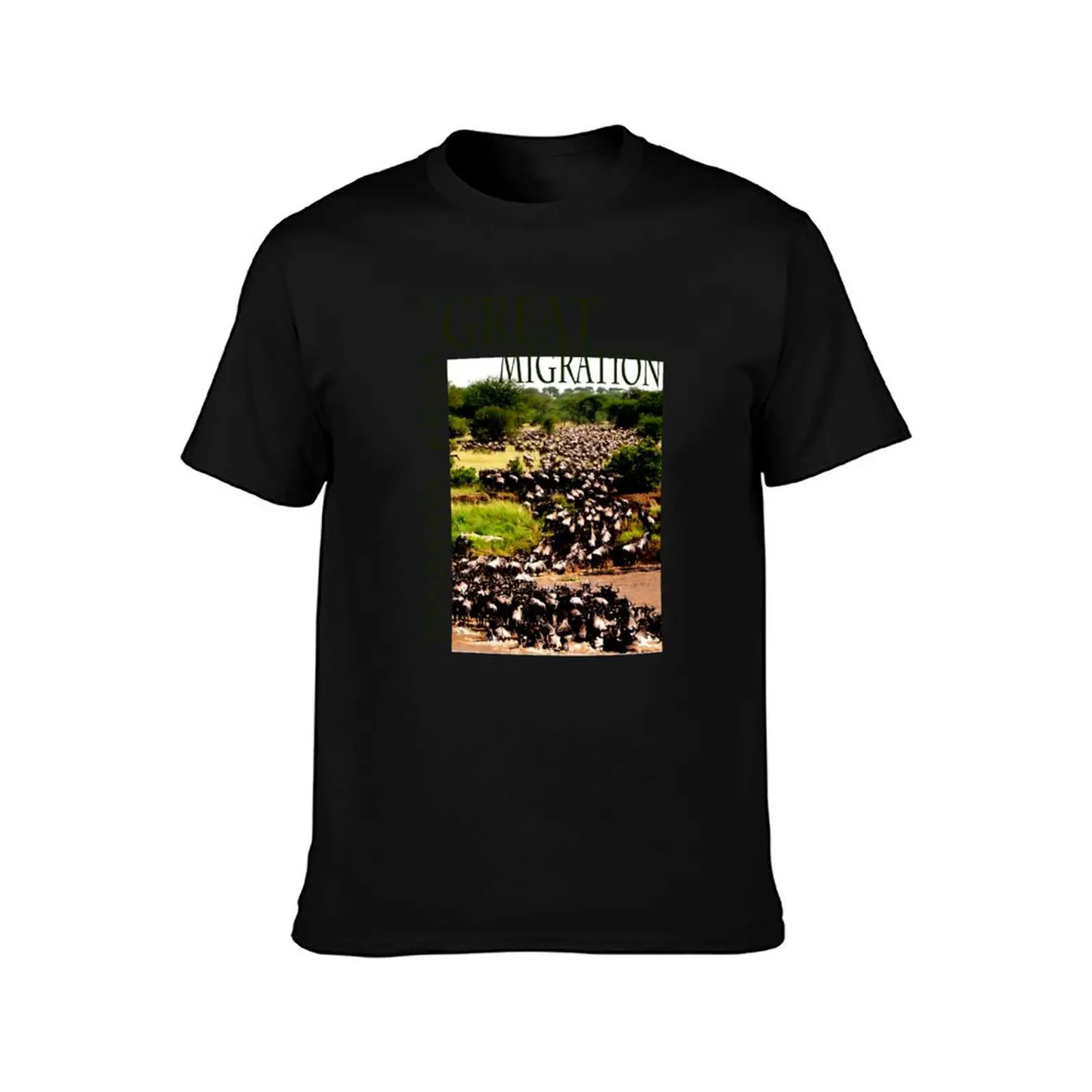 The great migration T-Shirt Summer Casual Cotton Tee Oversized Streetwear Tops Vintage Graphic Print Loose Fit Short Sleeve