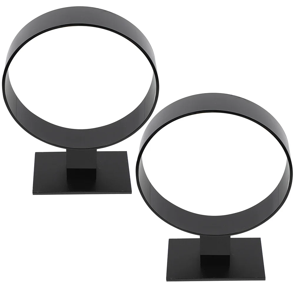 

2 шт. держатель для повязки на голову, круглый акриловый органайзер, легкий портативный органайзер для женщин и девочек, повязка для волос для хранения