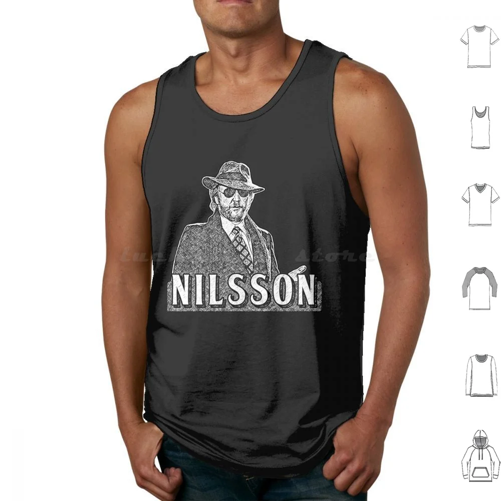 Nilsson Style Tank Tops Print Cotton Music Harry Nillson Nilsson Sings Newman Without You Lime In The Coconut Gotta Get Up