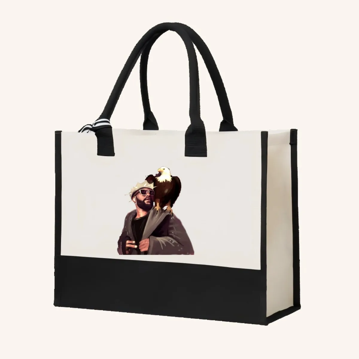 فالي إيبوبا البلوز هوو 2026 وصول جديد موضة عملية واسعة قابلة لإعادة الاستخدام حمل حقيبة نمط طباعة 2 لهجة الثقيلة