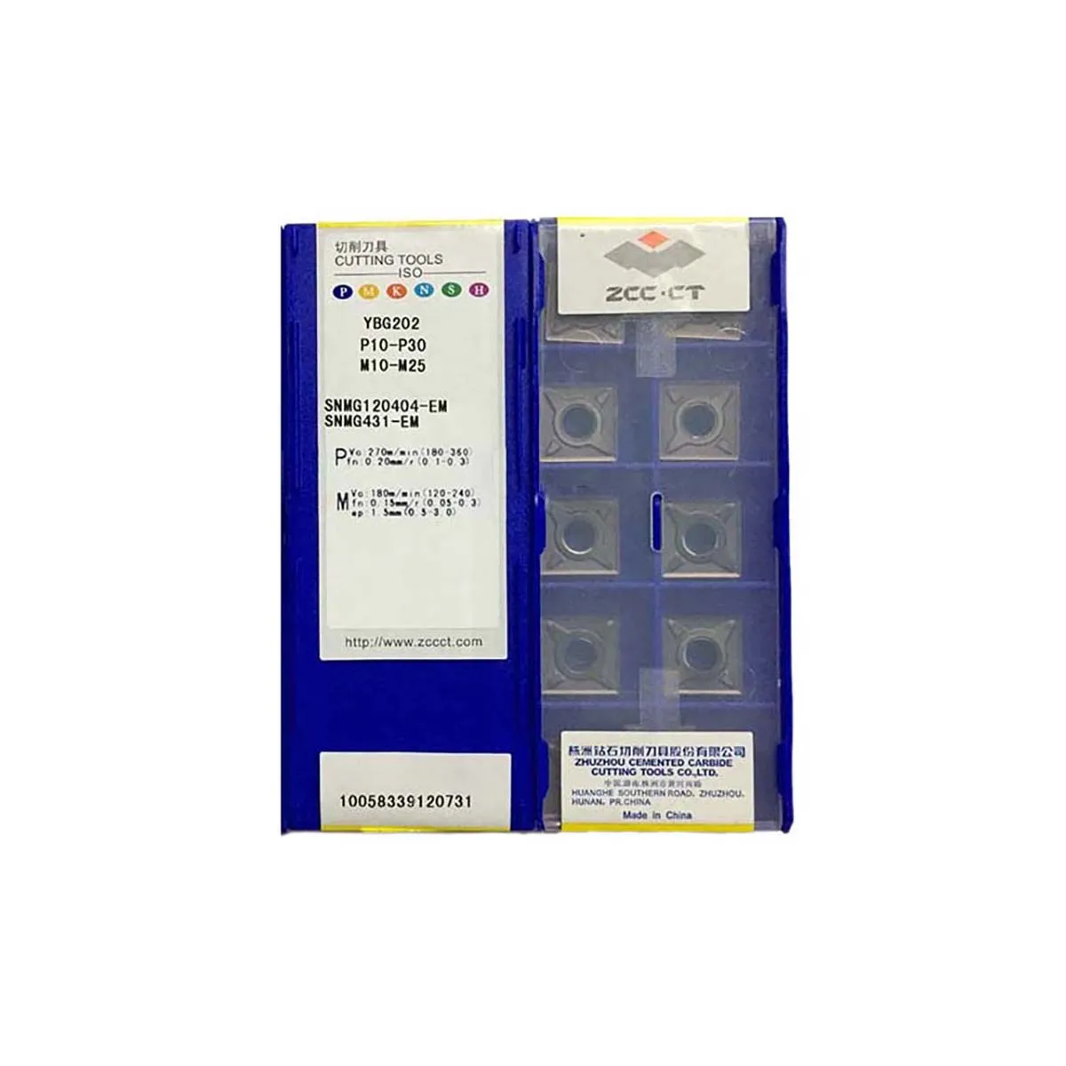 

100% Original SNMG Carbide Turning Inserts - SNMG12/1204/04/08/12 EM YBG205