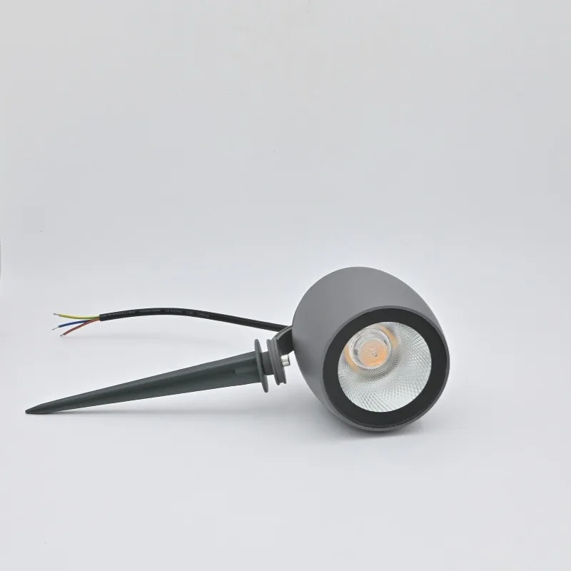 Luxury Modern Garden Light Emitting Diode Garden Spike Light, Spotlight Outdoor Aluminum