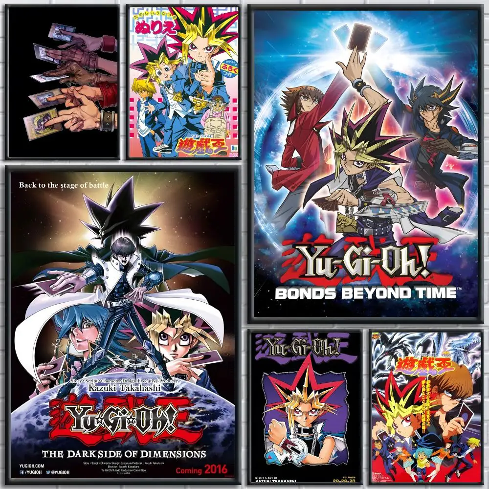 Trending Anime Y-Yu-Gi-Oh!S Poster HD Self-Adhesive No Residue After Removal Ideal for All Kinds of Wall Decor