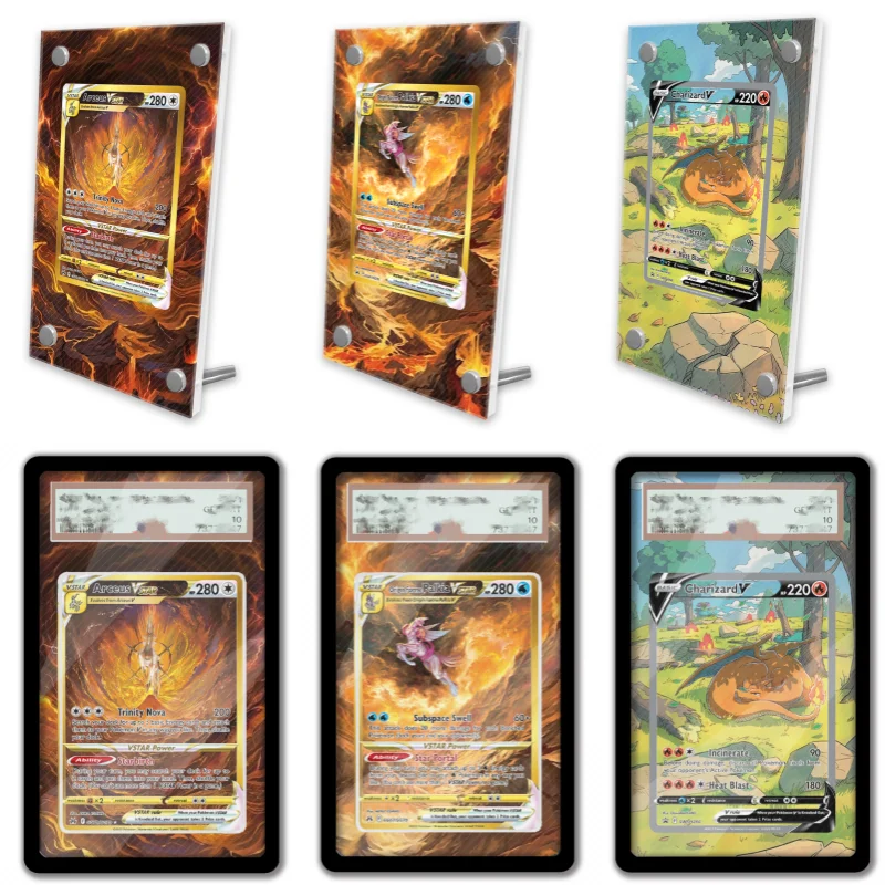 display-de-arte-anime-para-pokemon-presente-para-fas-de-jogos-e-arte-estojo-protetor-de-acrilico-para-chaveiro-usado-dentro-da-caixa-magnetica-de-cartoes