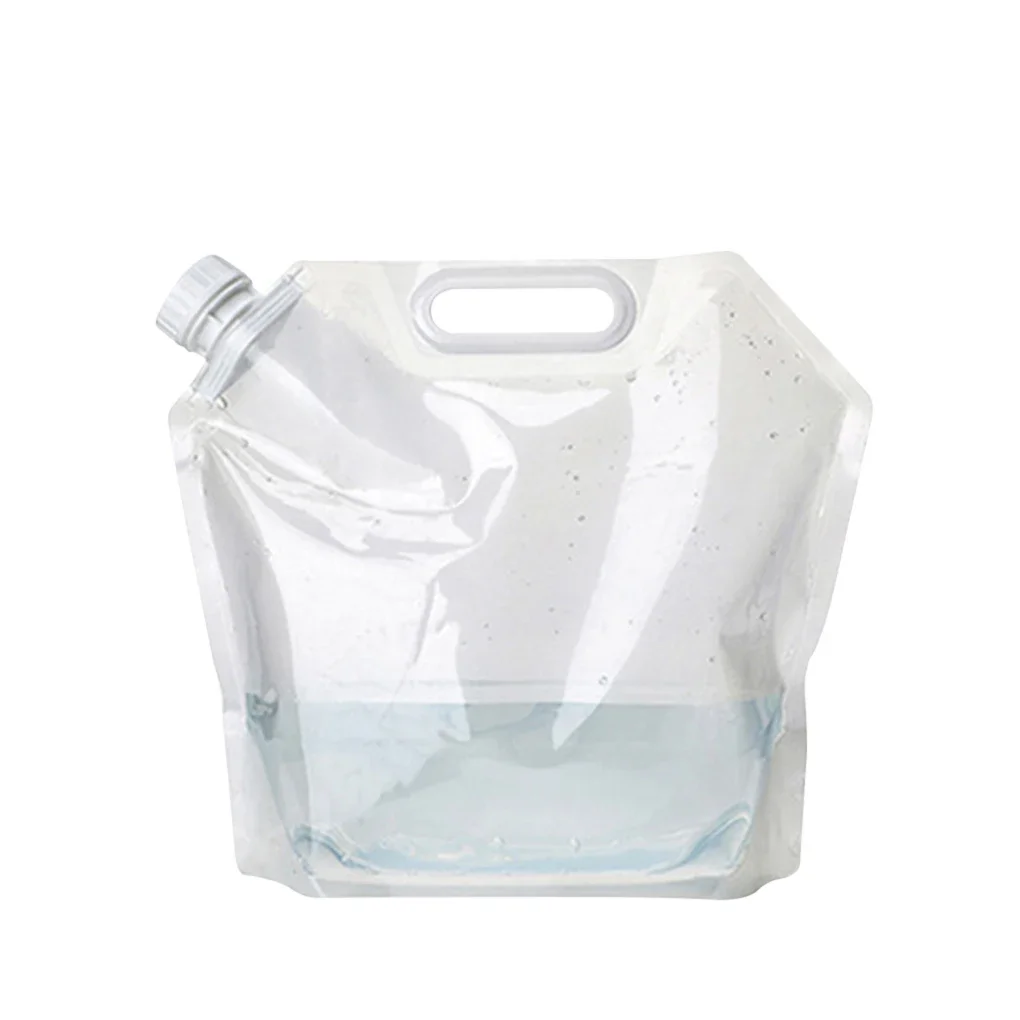 5/10/15L Water Bag Folding Portable Sports Storage Container Jug Bottle for Outdoor Travel Camping with Handle Folding Water Bag