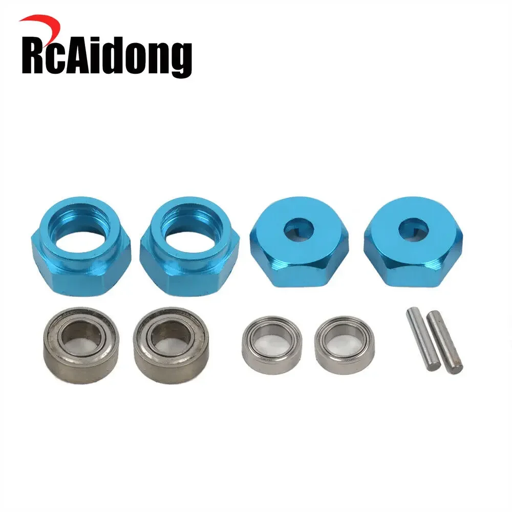 

4PCS Aluminum Alloy 12mm HEX Wheels Rims Hub Adapter for TAMIYA DT-02 DF02 RC Buggy Car 2WD