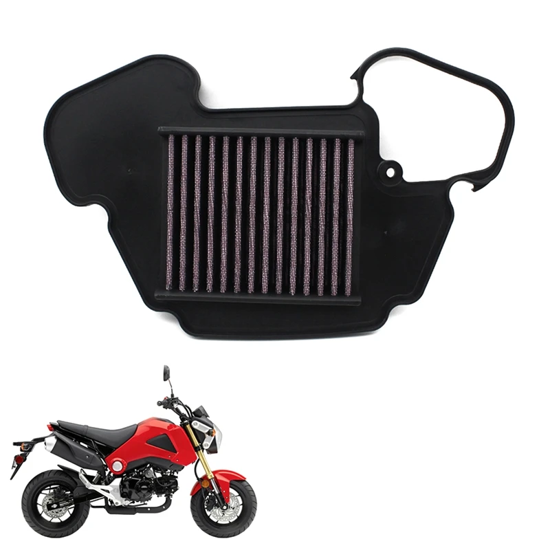 Motorcycle Air Intake Filter Cleaner Elements Motorbike Air Filter For Honda MSX125 MSX M3 Grom 2013-2019