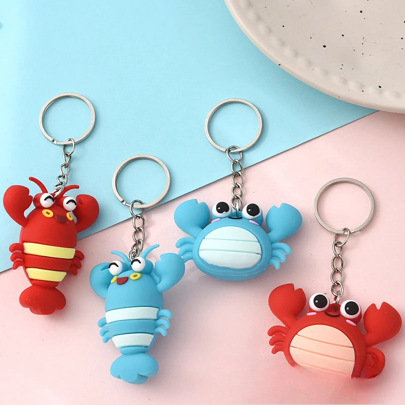 

Sea World Creative Crab Cartoon Car Pendant Aquarium Commemorative Gift