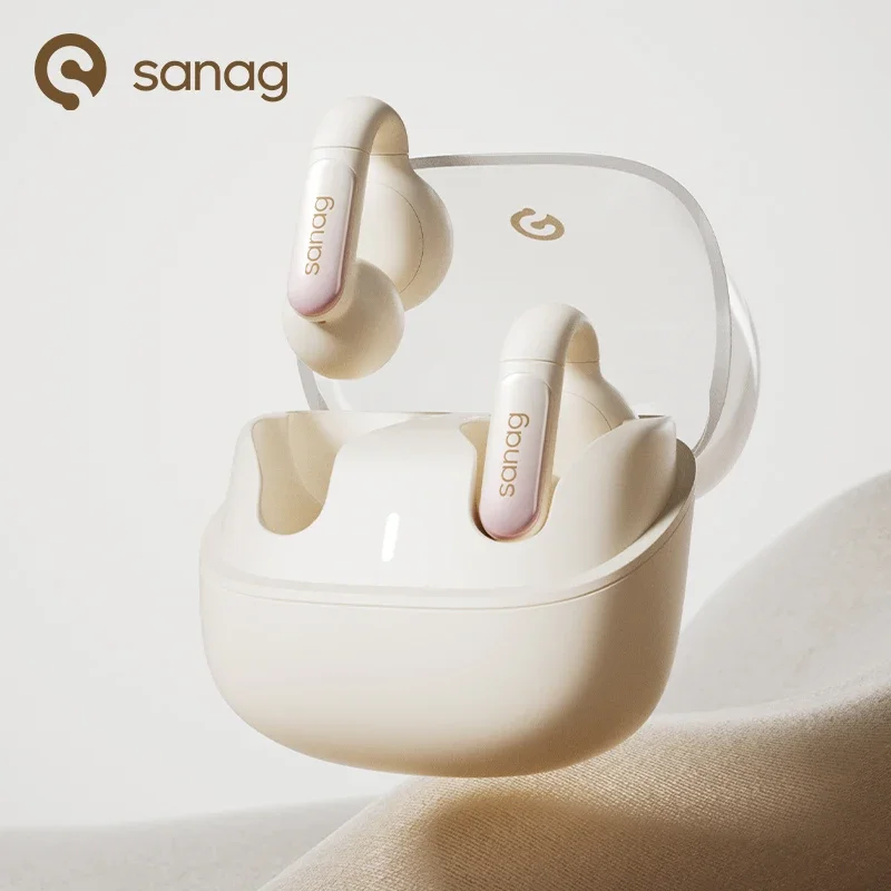 

Sanag Z39 Ear Clip Bluetooth Earphones Comfortable to Wear Headphones Open Ear Wireless Earbuds TWS HD Sound Headset for Sports