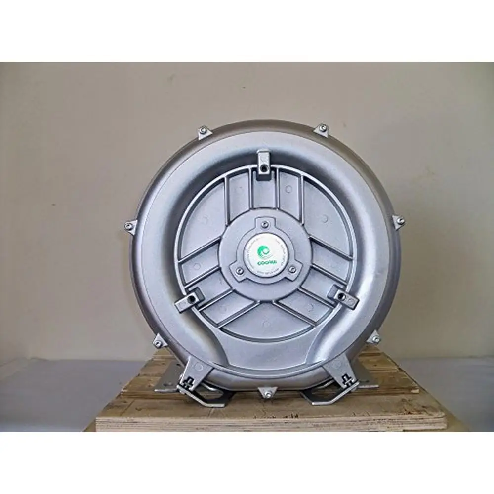 2.3Hp 220V/1Phase Regenerative Blower 150CFM Max Vacuum Pressure 72 inch H2O In/Out Dia 2