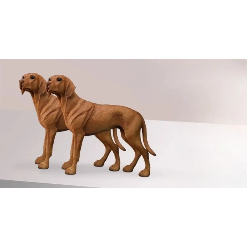 1/6 스케일 시뮬레이션 수지 동물 Vizsla 개 모델 12 "장난감 피규어 액세서리 연인 선물 차량 장식품 재고 있음