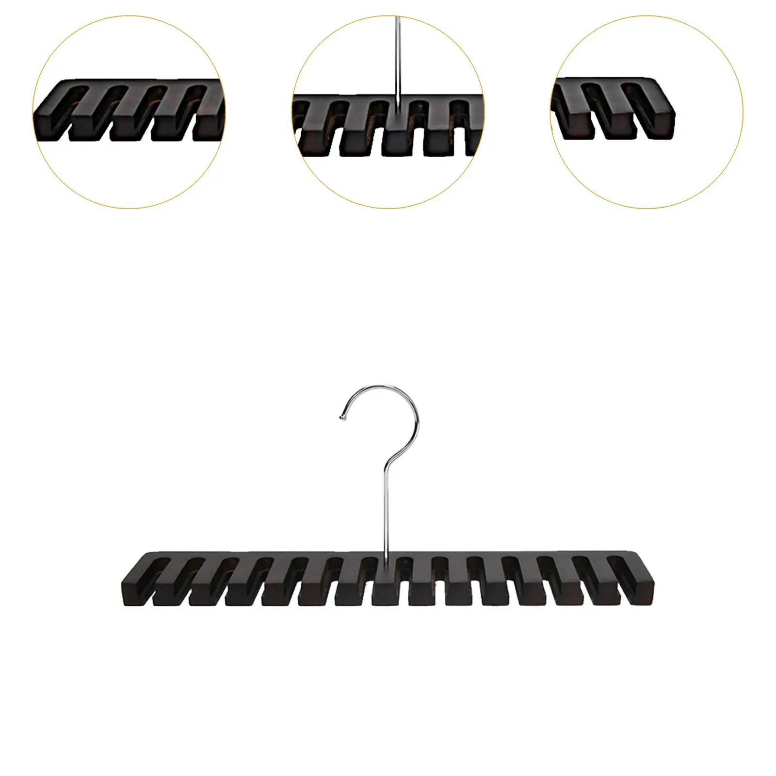 Belts Rack 14 Slots Multifunction Storage Organizer for Men Women Scarves