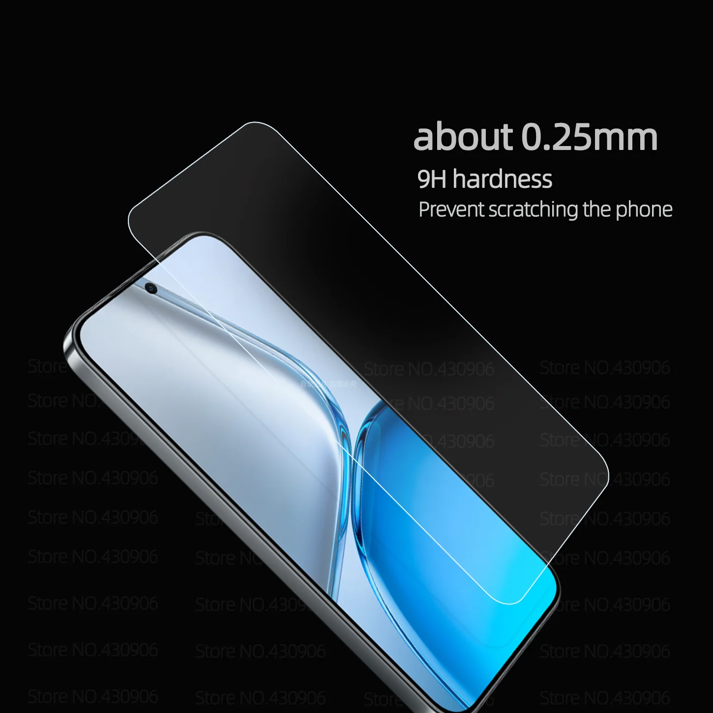For Honor X80 Pro Max Screen Protector Coverage High Quality Transparent Tempered Glass Film 2.5D 9H