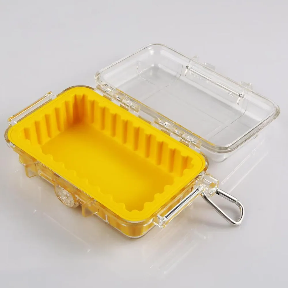 Durable ABS Camping Box Shockproof Equipment Dry Box Sealed Storage Box Professional Transparent Waterproof Toolbox