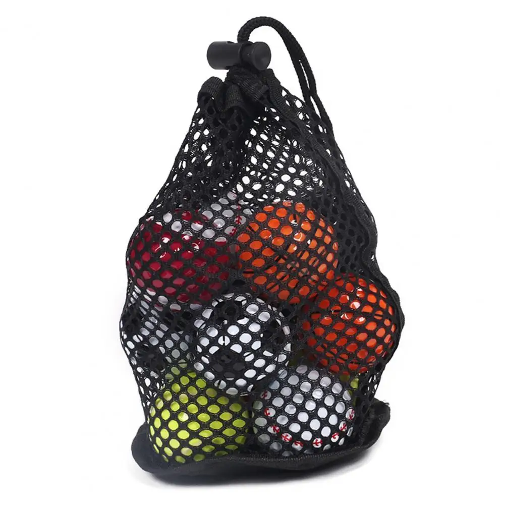 

Golf Ball Bag Drawstring Table Tennis Bag Sack Nylon Storage Mesh Bag Net Portable Pouch Golf Balls Gym Organizer Golf Accessory