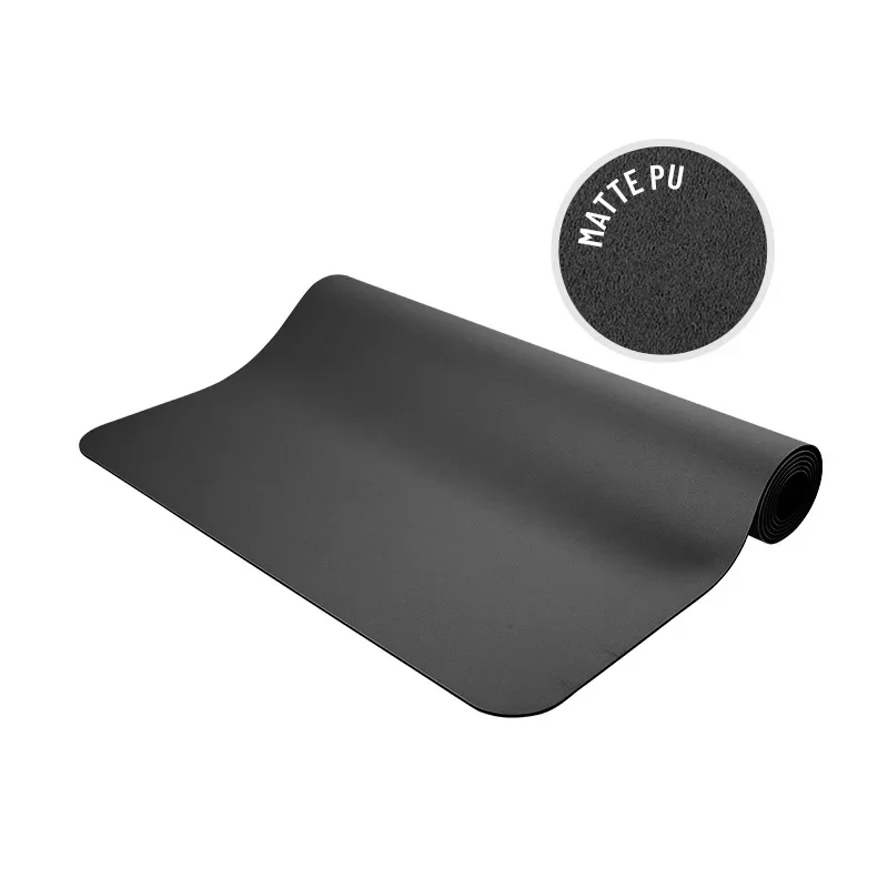 

183x80 cm New PU and Natural Rubber Yoga Mat, Includes Straps and Mesh Bag, Extra-Wide Professional Non-Slip and Quiet Mat