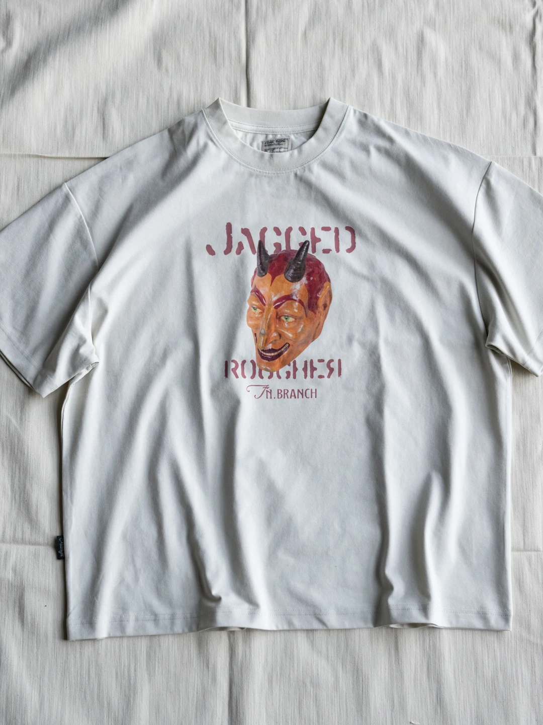 Camiseta Function Old Nick Heritage con estampado Devil, camiseta de manga corta, corte holgado, mezcla de algodón y poliéster, sensación fresca, top de verano