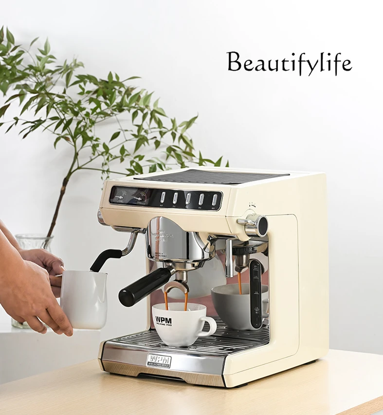 Home Use and Commercial Use Espresso Semi-Automatic Coffee Machine Steam Milk Frother