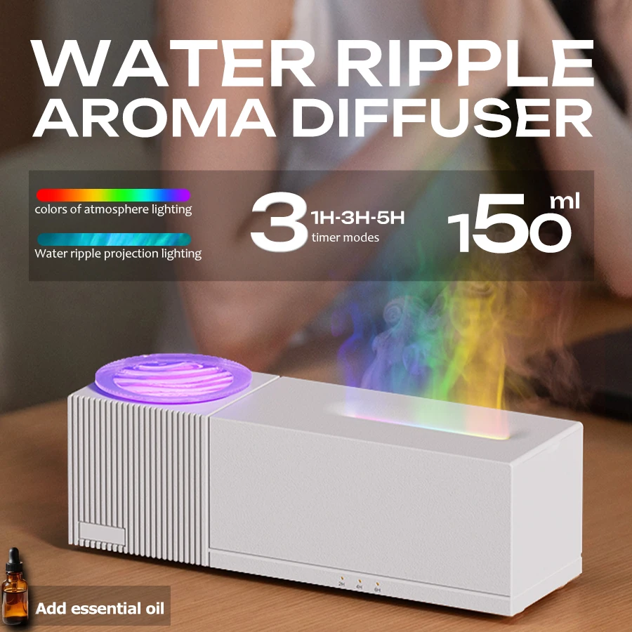 Colorful Flame Fragrance Diffuser 7 Kinds Of Simulated Flame Lamp Effects Delicate Spray Interior Decoration | Christmas Gift