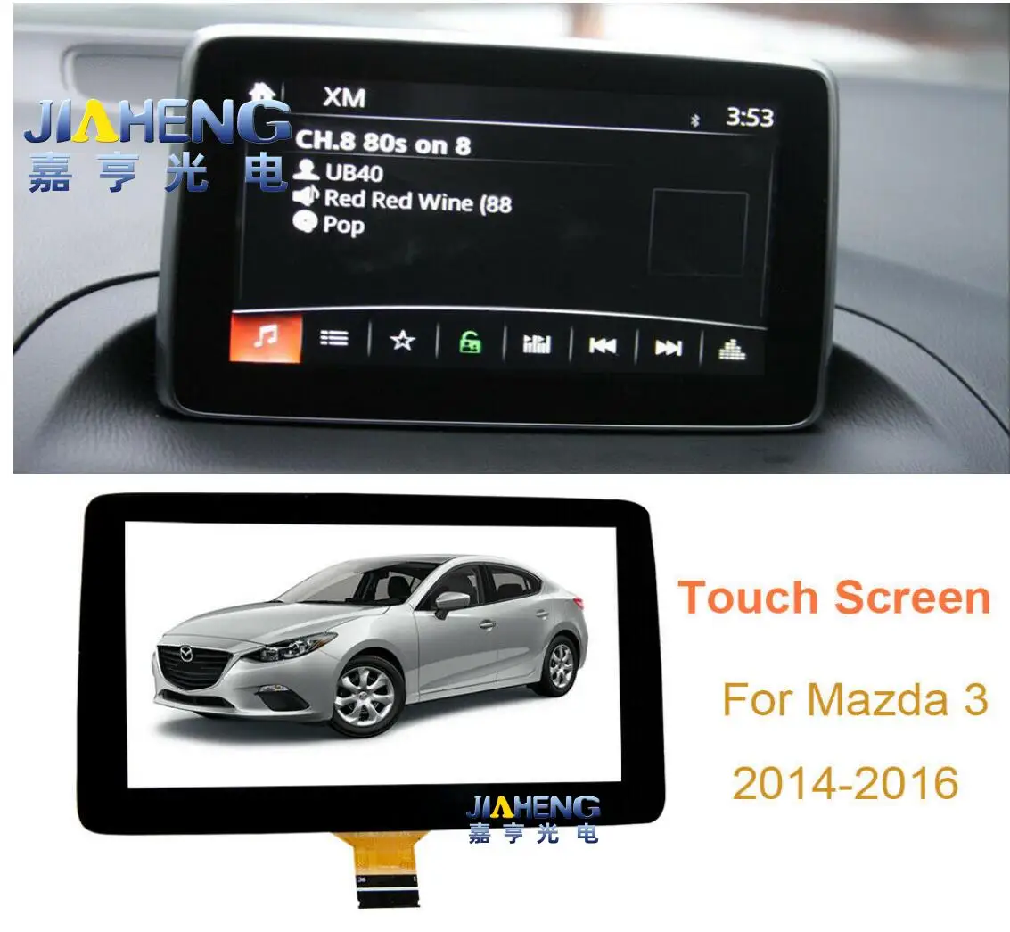 7 Inch 36pins Touch Screen Digitizer for TM070RDZ38 2014-2016 Mazda 3 CX-3 MX-5 K40005A29F BHP1611J0D BHP1611JOD