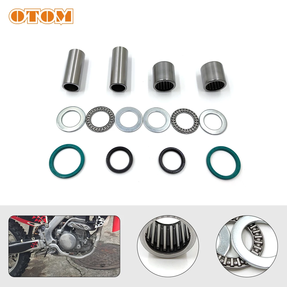 

OTOM Motorcycle Swing ARM Maintenance Bushing Seal Ring Bearing Repair Kit For HONDA CRF250R 10-13 CRF450R 05-12 CRF450X 2005-17