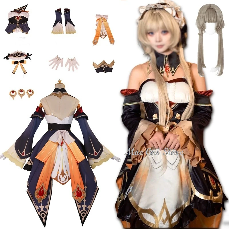 

Navidad Christmas disfraz Genshin Impact Sandrone Marionette Outfits Cosplay Costumes Wig Lolita Dress Women Halloween Carnival