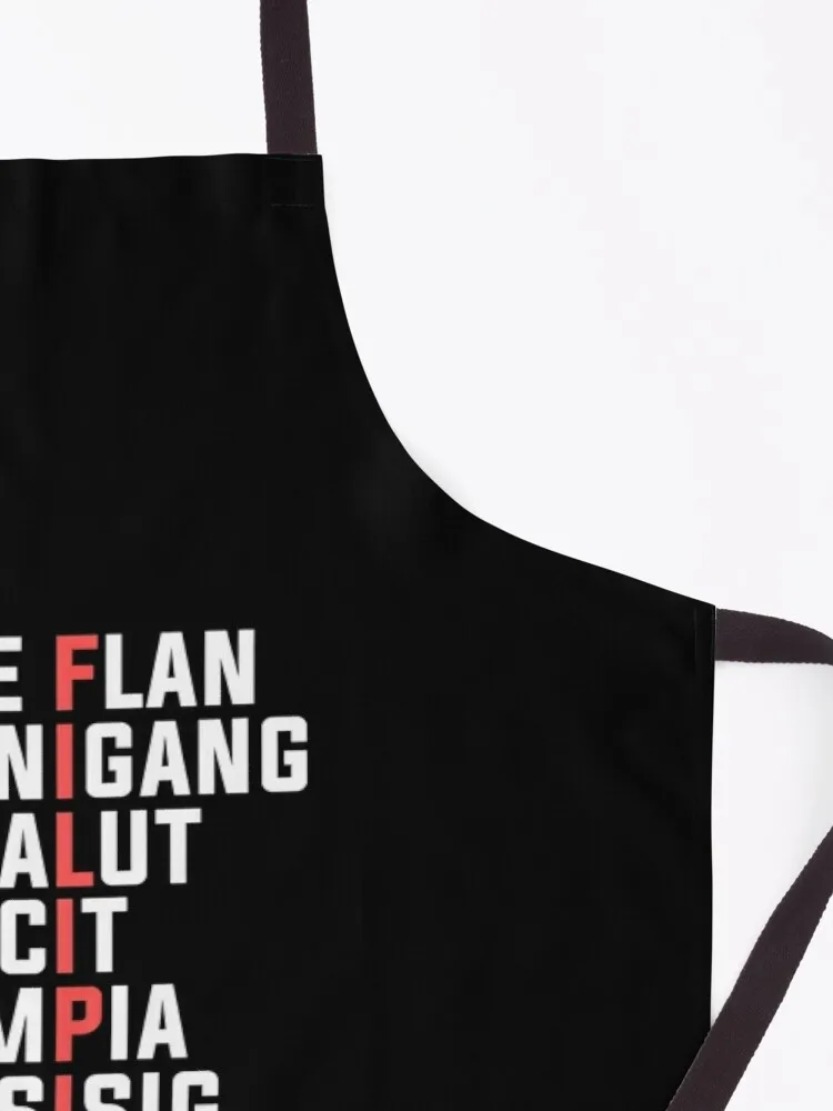 Sinigang Balut Pancit Lumpia Sisig Lechon Adobo Pinoy Gift Design Apron