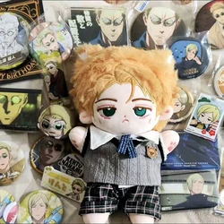 20cm Dress Up Plush Doll COS Anime Jujutsu Kaisen Kento Nanami Puppet Children's Adults Cute Stuffed Plush Doll Birthday Gifts