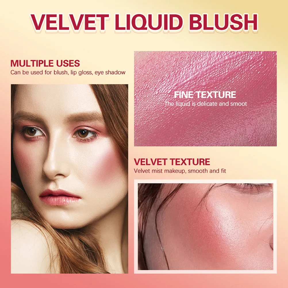

5Pcs Liquid Blush Easy Apply Charming Effect Perfect Dating Party Wedding Daily Liquid Blush Makeup Supplies Eye Shadow