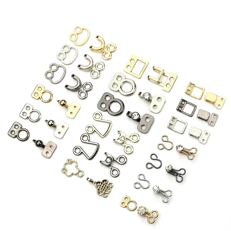1/2/5pcs Metal Coat Buckle Stealth Hook Buttons Invisible Dark Buckle DIY Sewing Clothing Accessories