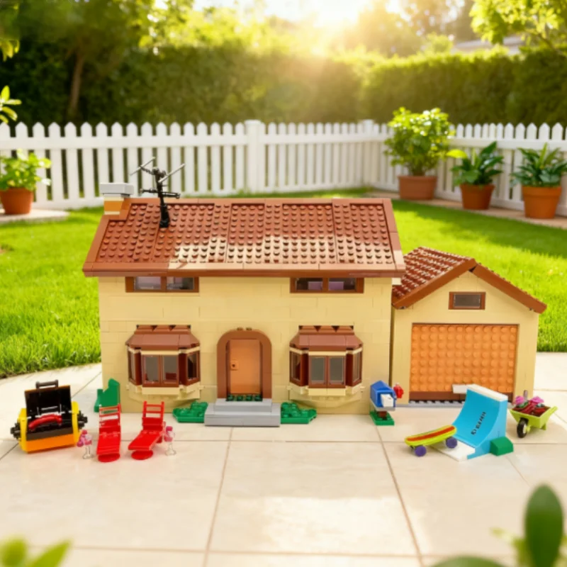 La maison du supermarché et Kwik E Mart blocs de construction briques 16004 16005 jouet de noël cadeau Compatible 71006 71016