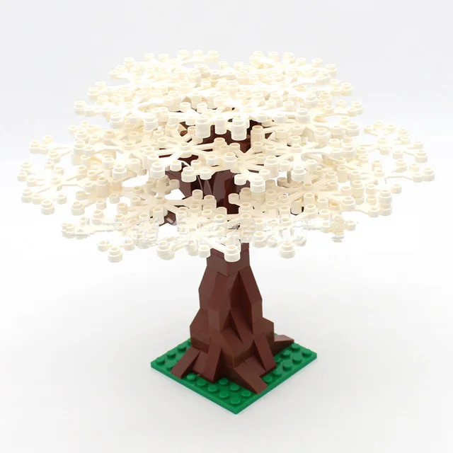 Enlighten Baustein City Lift the Cherry Avenue Road Tree Lernsteine Spielzeugjunge Geschenk – Keine Box