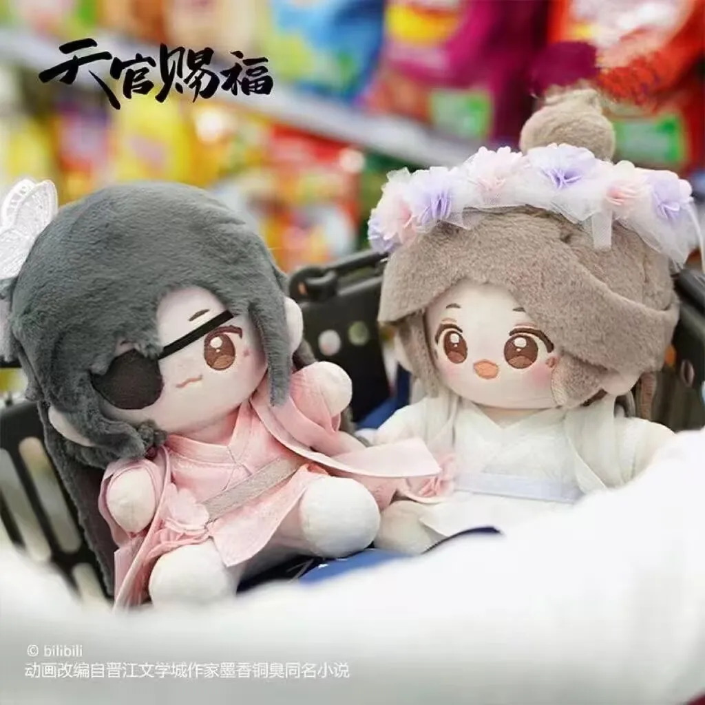 فلاور سيتي شيه ليان، بركات بيستوز الرسمية السماوية، دمية قطنية محيطية رسمية، تمثال جلوس رائع بطول 15 سم