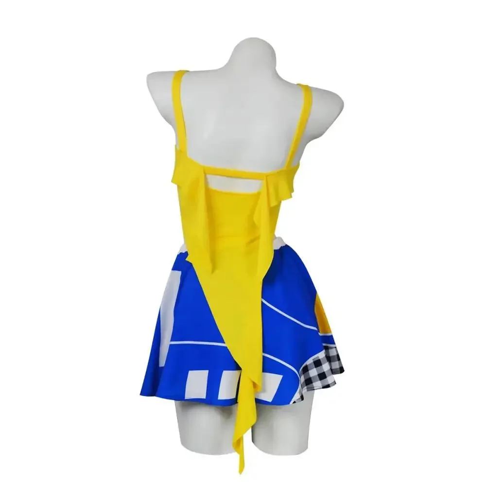 2026 Party Outfit Shakira Dai Dai Same Style Cheerleading Costume for Soccer Cup North America Soccer Performance Uniform Full view 2