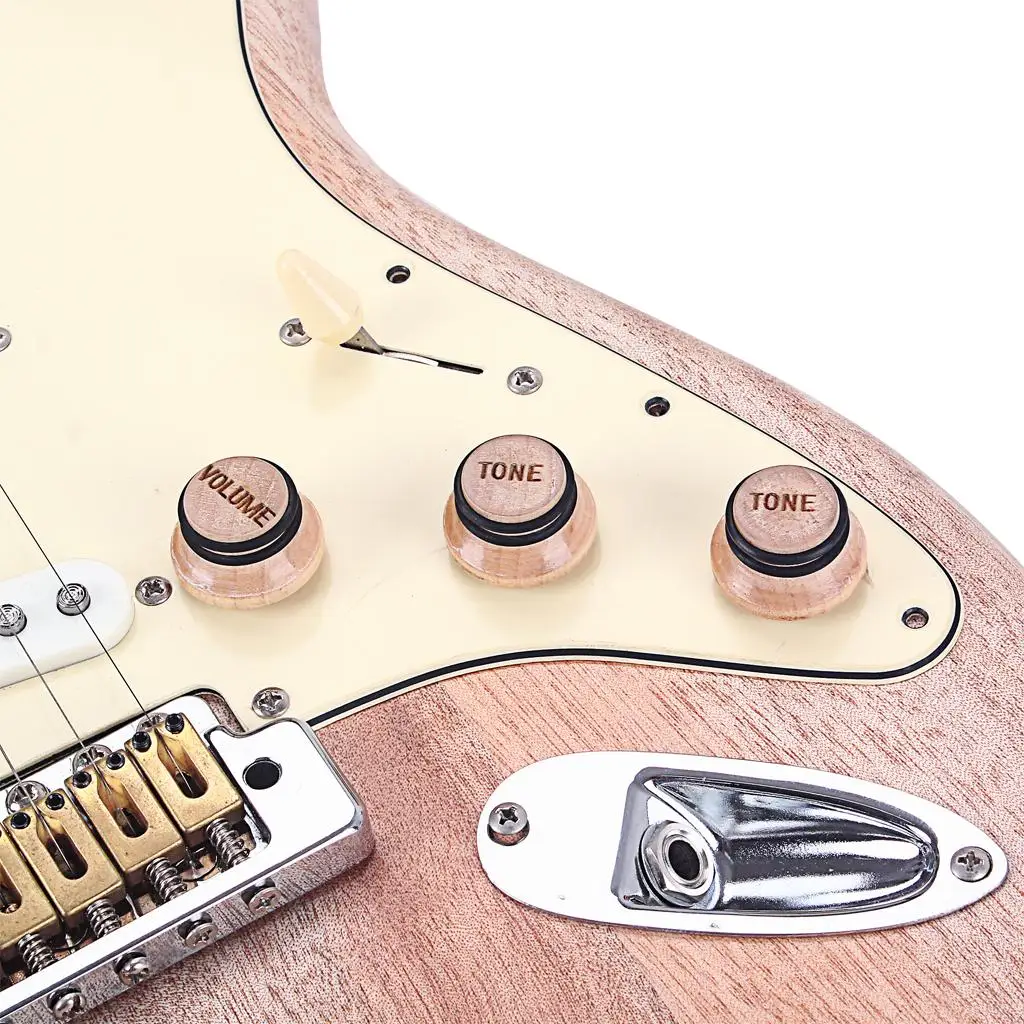 

Набор винтажных деревянных ручек для гитарного контроллера Maple: колпачки для потенциометров громкости и тембра для замены деталей электрогитары