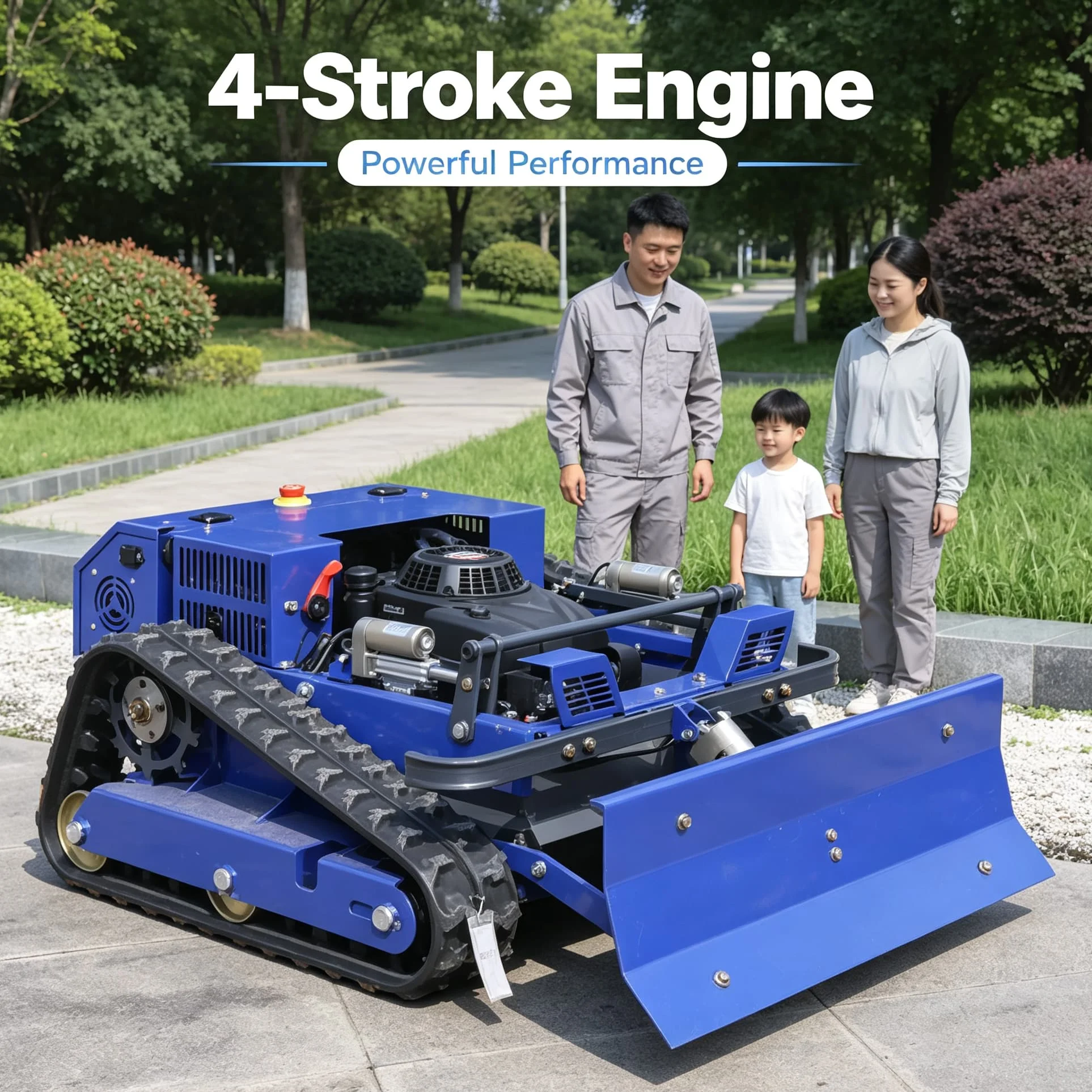 Customized Luxury Resort Courtyard Robot Mower built‑in display screen, automatic robot lawn mower for resort courtyard lawn