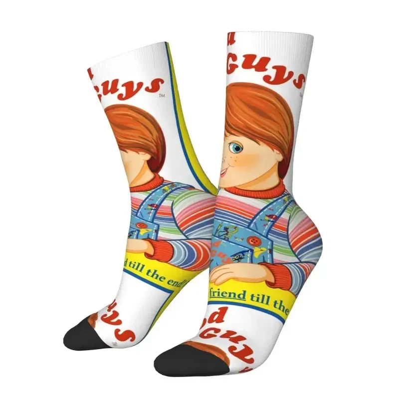 Kawaii Child's Play Good Guys Chucky Socks Men Women Warm 3D Print Sports Football Socks