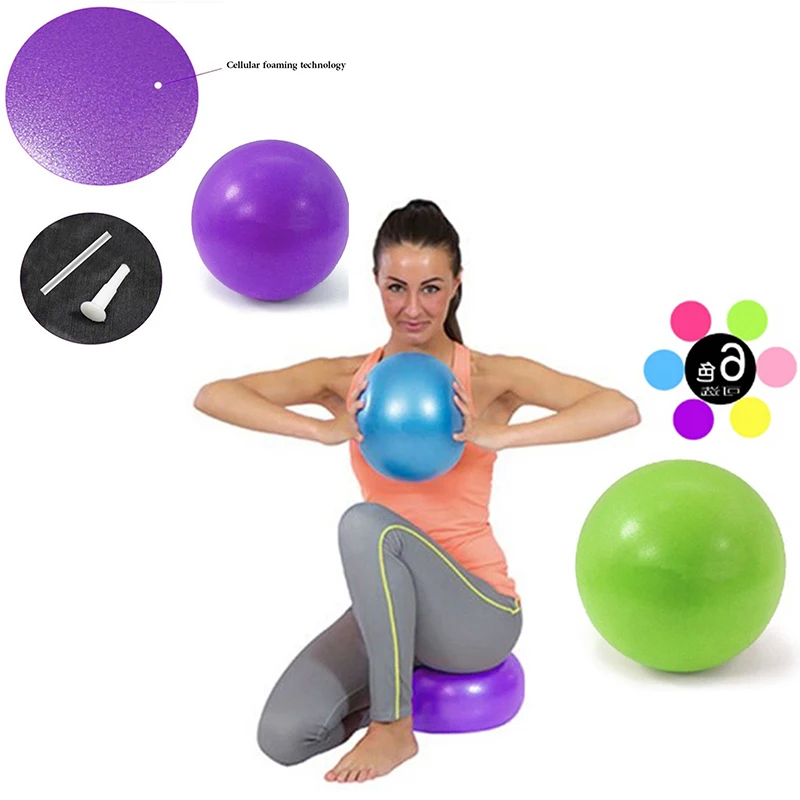 Pelota de Yoga de 15-22cm, para ejercicio fitball, gimnasia, Pilates, equilibrio, gimnasio, Fitness, Core Ball, bolas de Yoga de entrenamiento en interiores