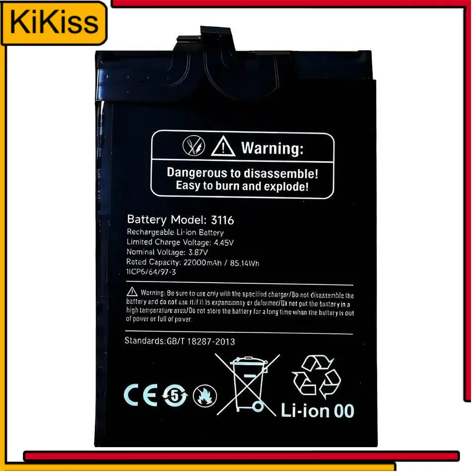 

High-Capacity For Ulefone Armor 24 3116 Mobile Phone Battery 22000Mah Environmentally Friendly