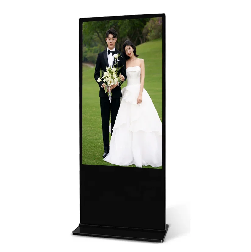 Wedding party posters roll ads on video and photography art photo design displays outside the window