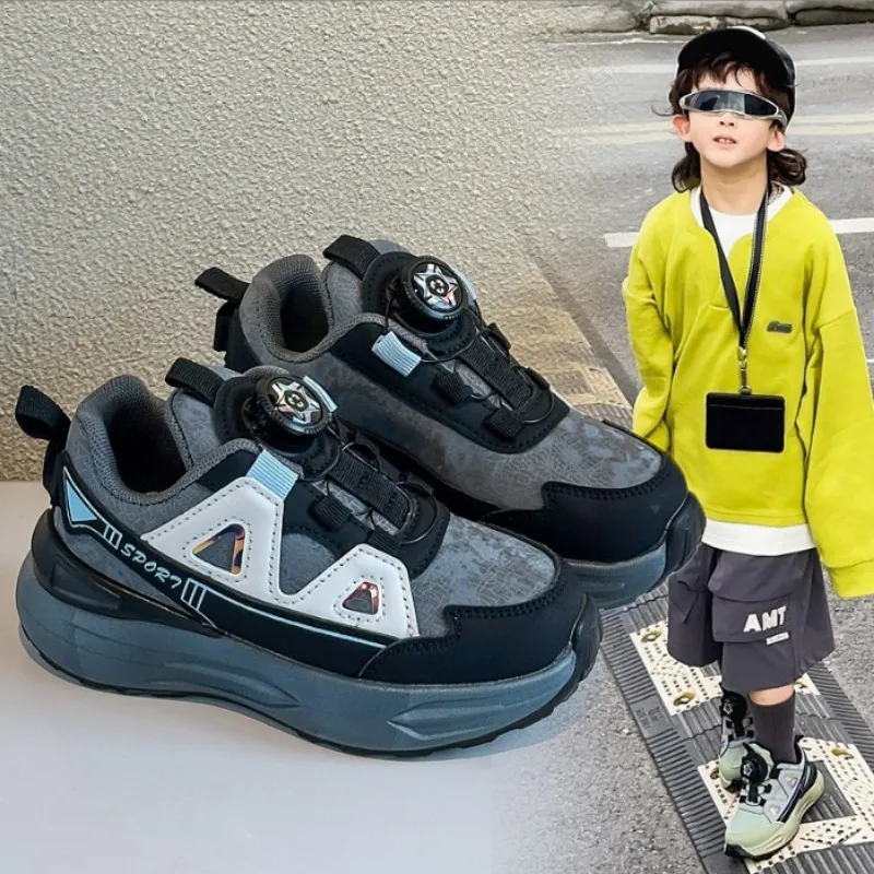 

2025 Kid Boys Sneakers Walking Breathable Casual Shoes Child Girl School Running Shoes Comfortable Sport Shoes Non Slip 26-37