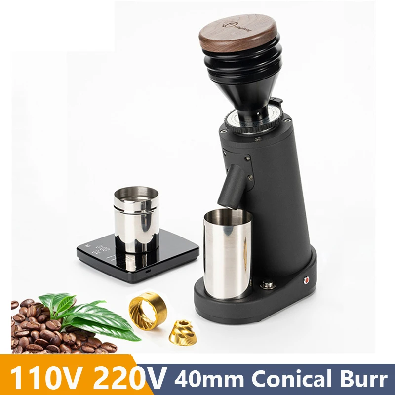 

Portable Vertical 40mm Conical Burr Espresso Drip Filter Coffee Grinder Machine Espresso Coffee Grinder Small Cone Steel Burr