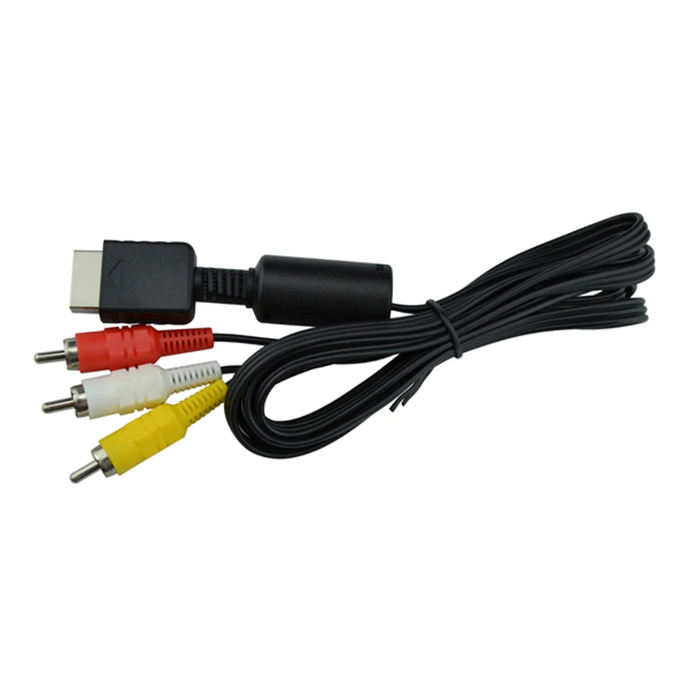 Audio Video AV Cable for for PS2 for PS3 3RCA video cable game Full needle