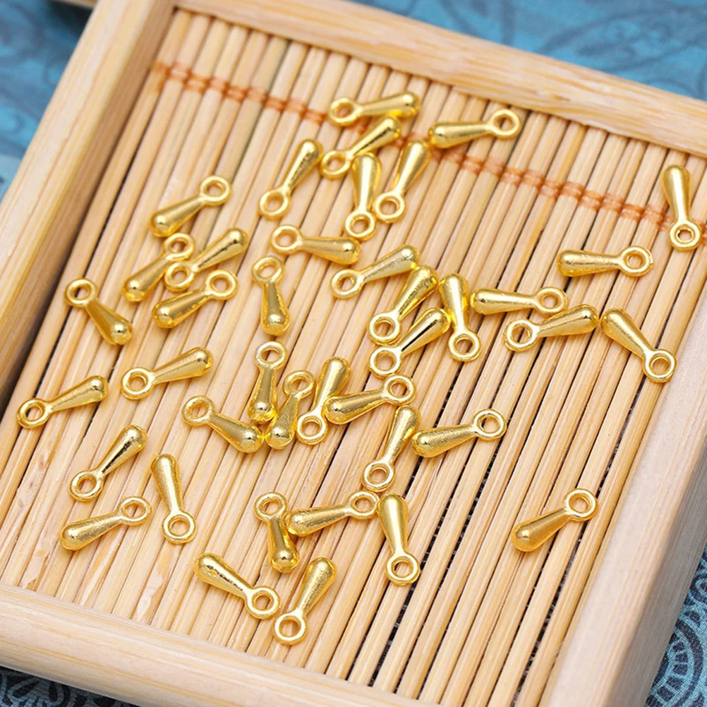 

1000 PCS Water Drop Pendant Pendants for Necklace Holiday DIY Long-chain Tail Alloy