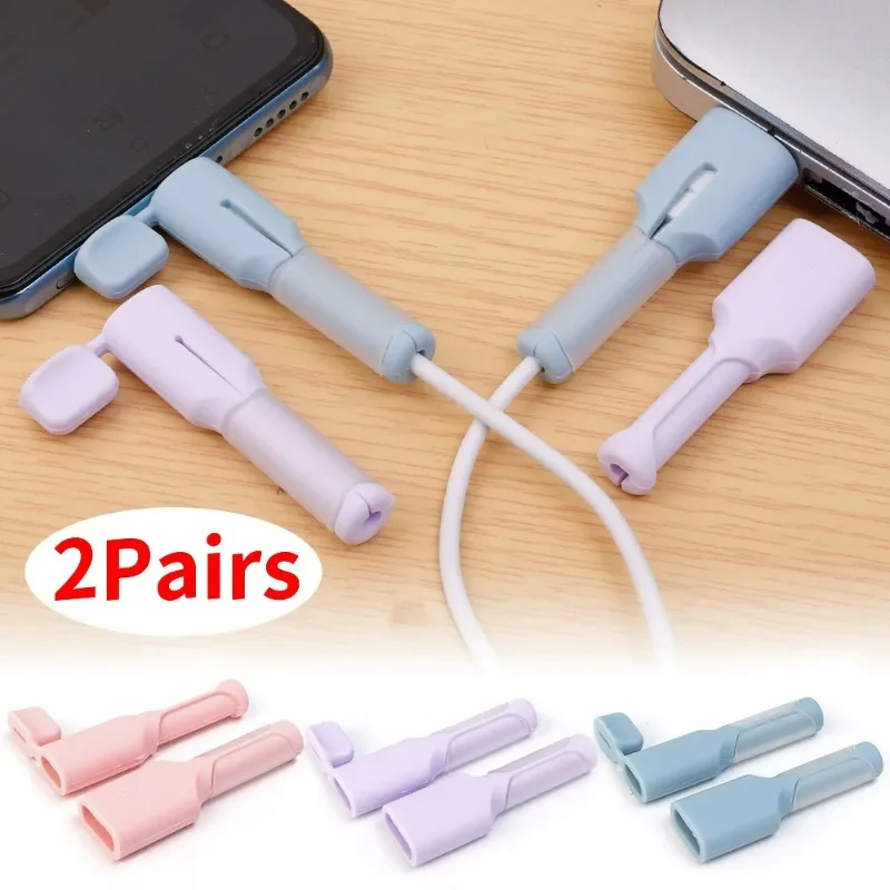 New Cable Protector Soft Silicone for Type C Android Port Charge Cable Protector Data Line Practical Accessories Dustproof Cover